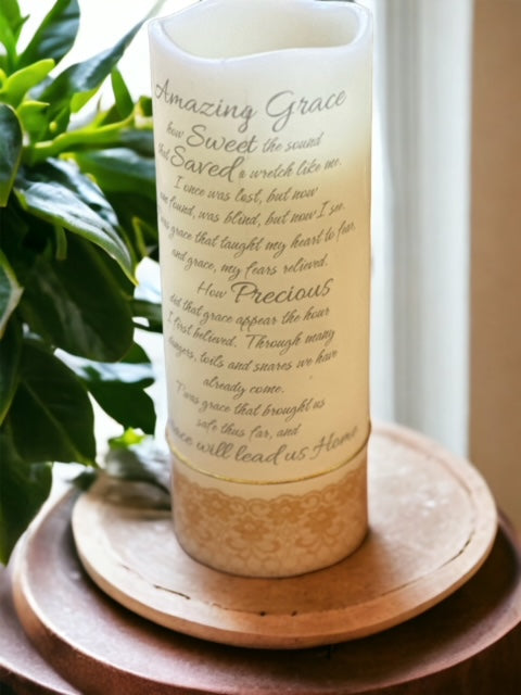 &quot;Amazing Grace&quot; Candle