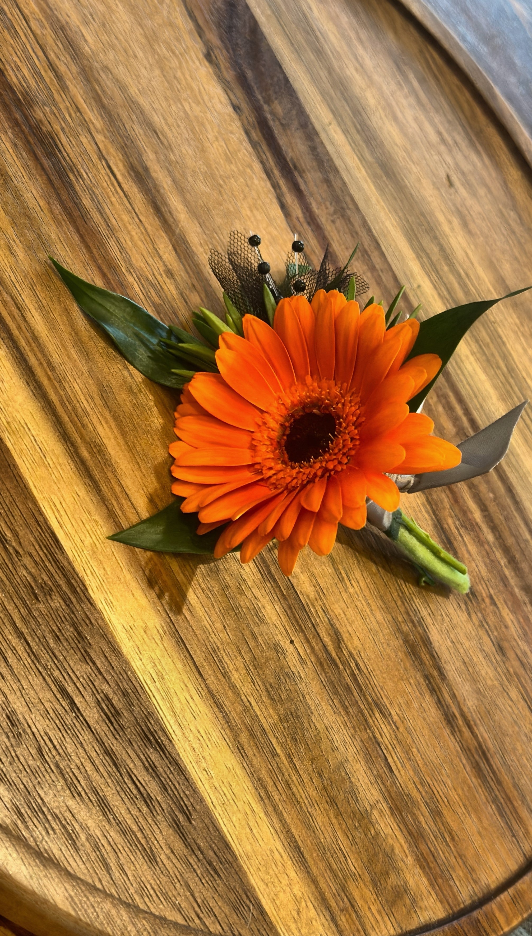 Gerbera Daisy Boutonniere